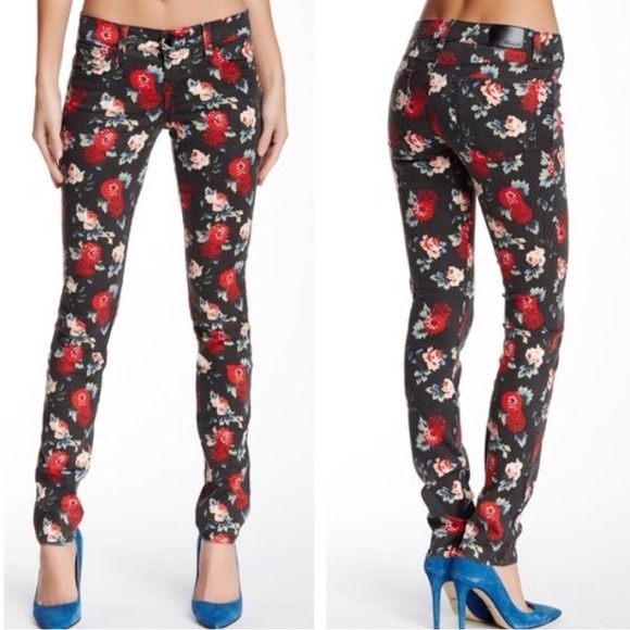NWT Level 99 | Floral Skinny Jeans - Picture 1 of 7